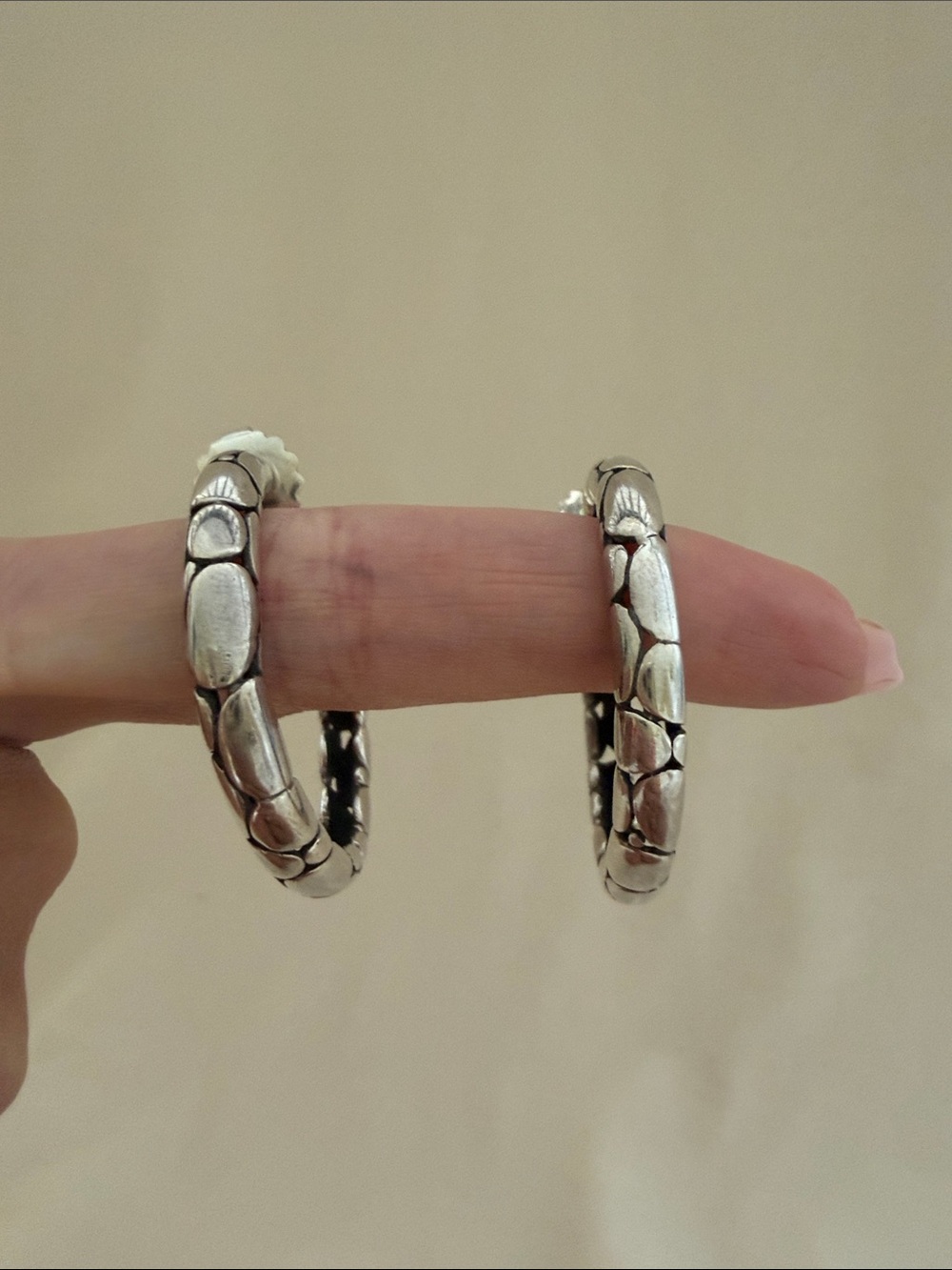 John Hardy Silver Hoops